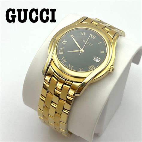 gucci gold watch 5400m men's watch|gucci watches for men outlet.